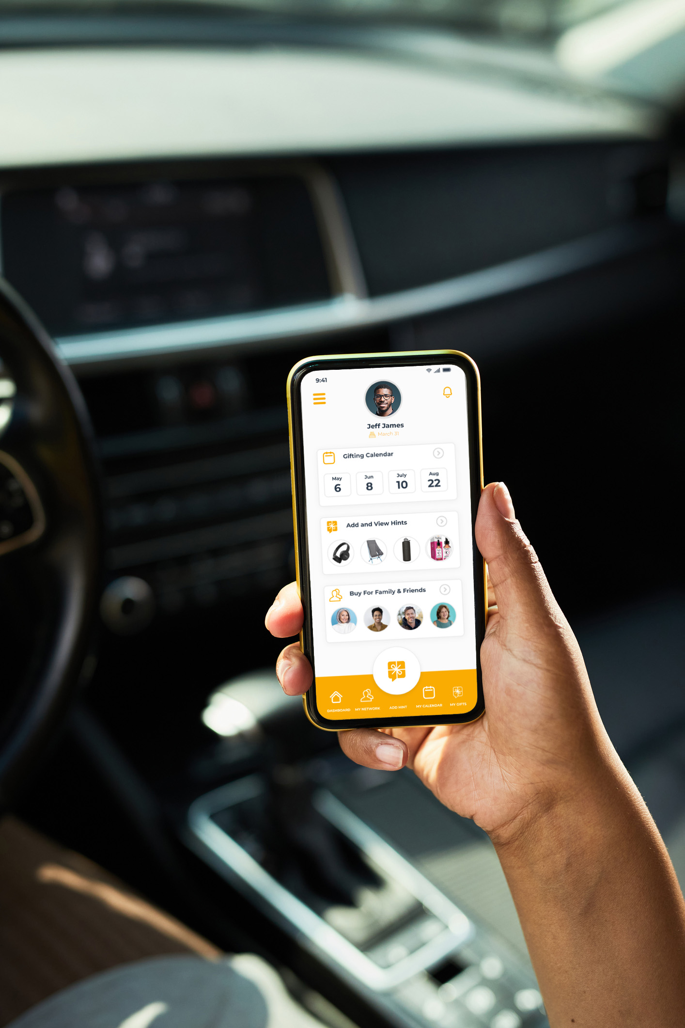 Woman looking at the screen of her mobile phone